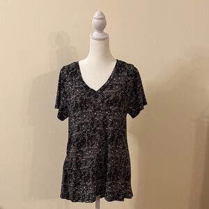 LuLaRoe Black and White Women's Top